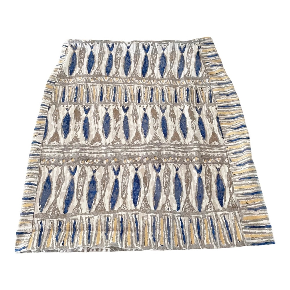 Nic + Zoe Size 10 Watercolor Mini Skirt